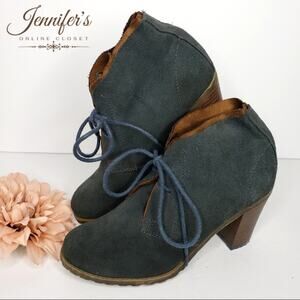 Ruff Hewn Women's Cypress Faux Suede Booties Size 6.5M